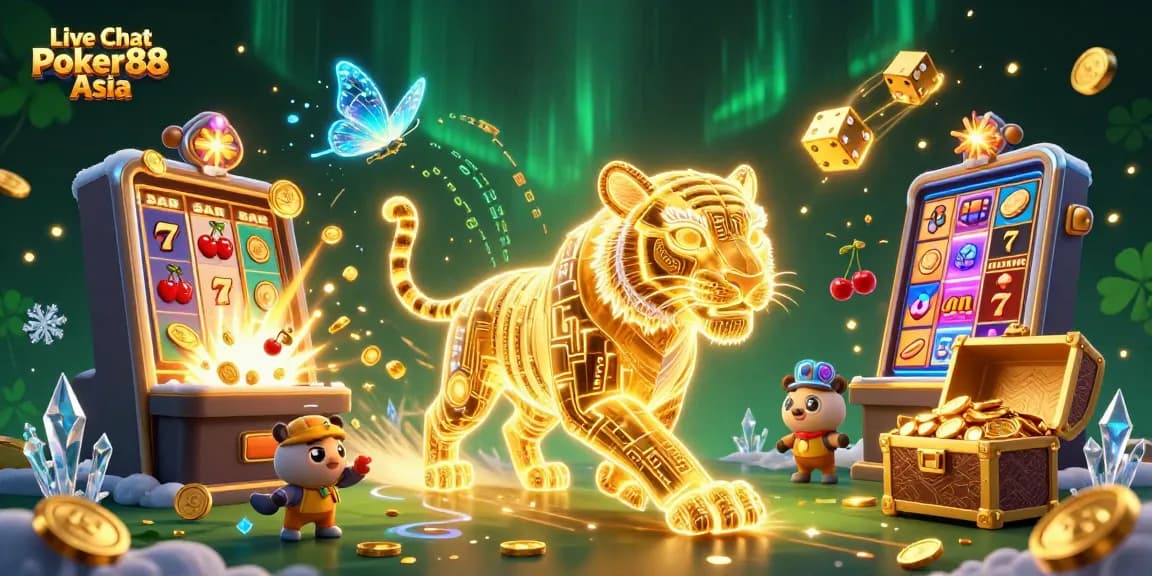 Engage with Live Chat Poker88 Asia for instant support in a vibrant 3D casino environment.