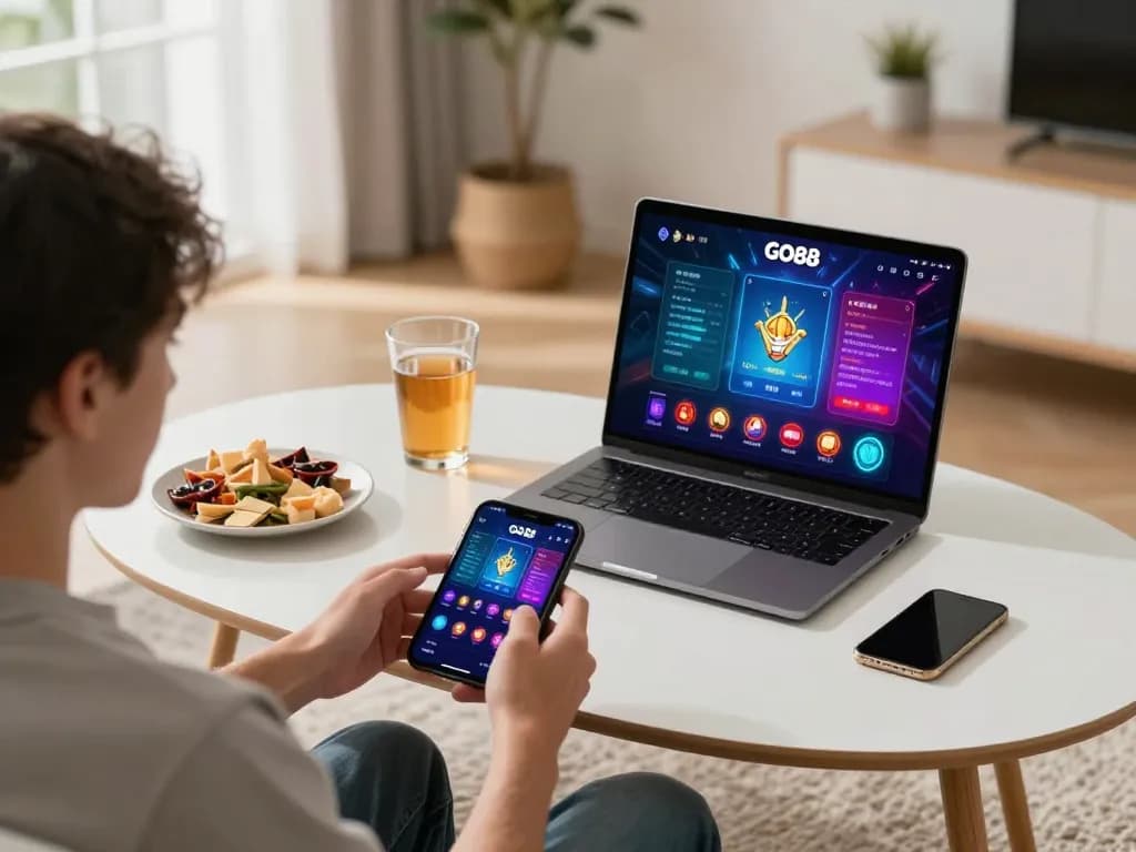 Engage with the GO88 app for thrilling mobile casino gameplay, featuring vibrant graphics and user-focused interface.