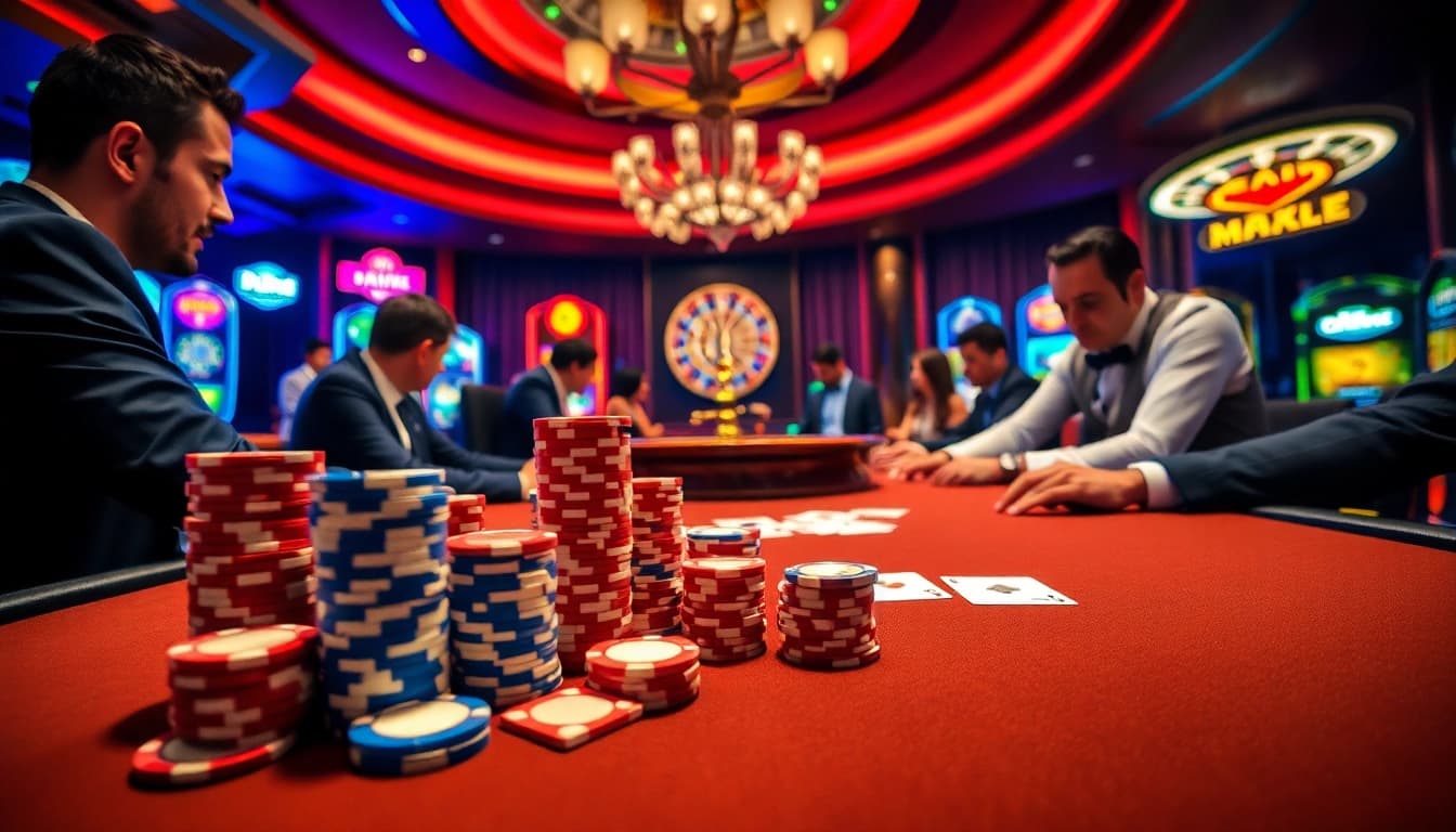 Experience the thrill of poker at 8xbetcom.chat's luxurious casino.