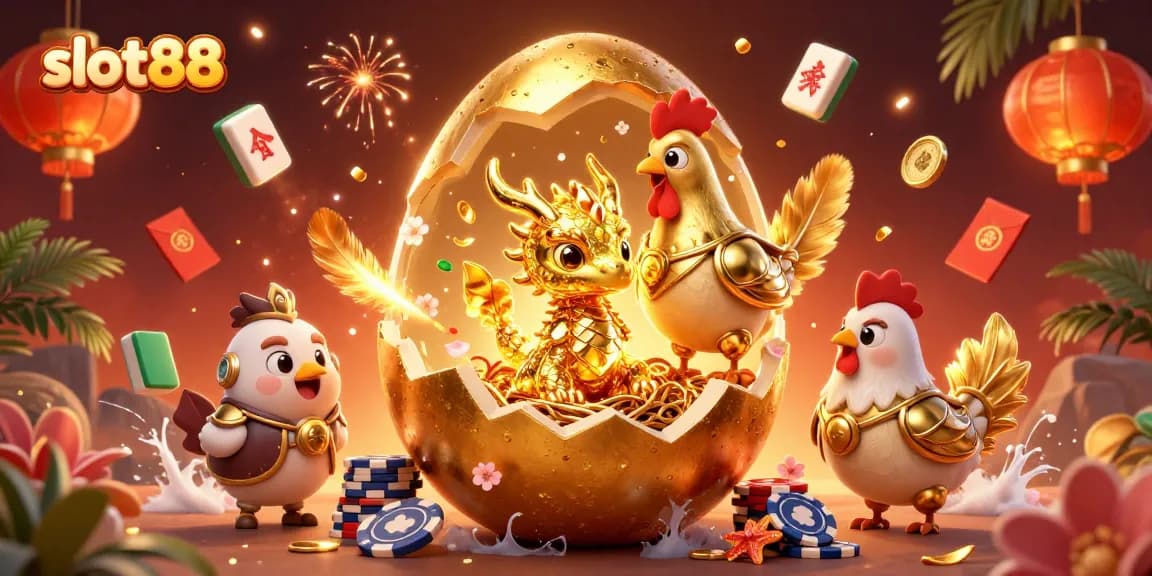 Mainkan slot88 dengan grafis menarik dan desain kasino yang mewah dalam ilustrasi 3D.