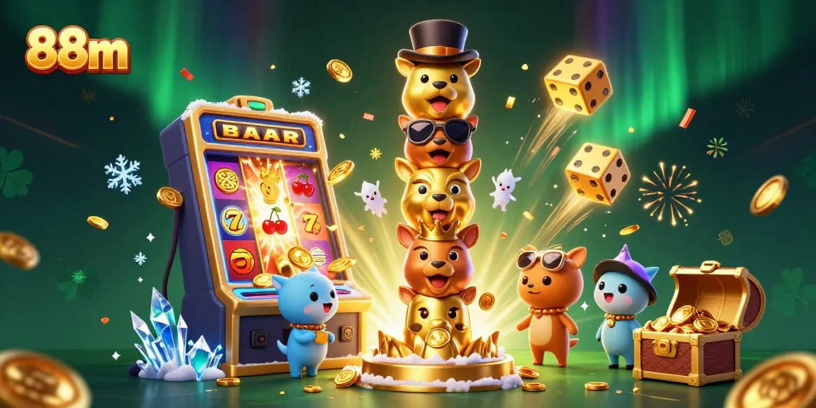 Experience the excitement with 88m at the vibrant casino featuring dynamic gaming elements.