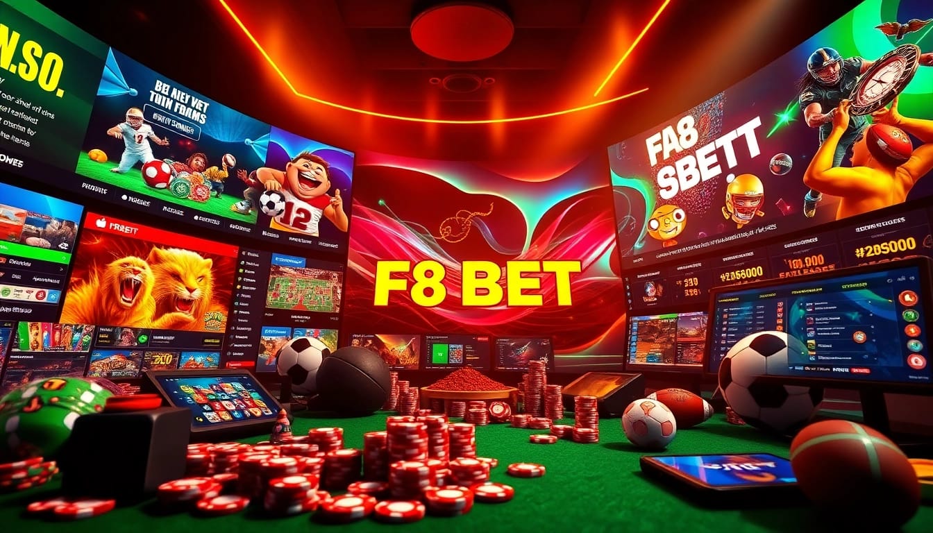 Exciting online betting experience with diverse offerings at F8 BET.
