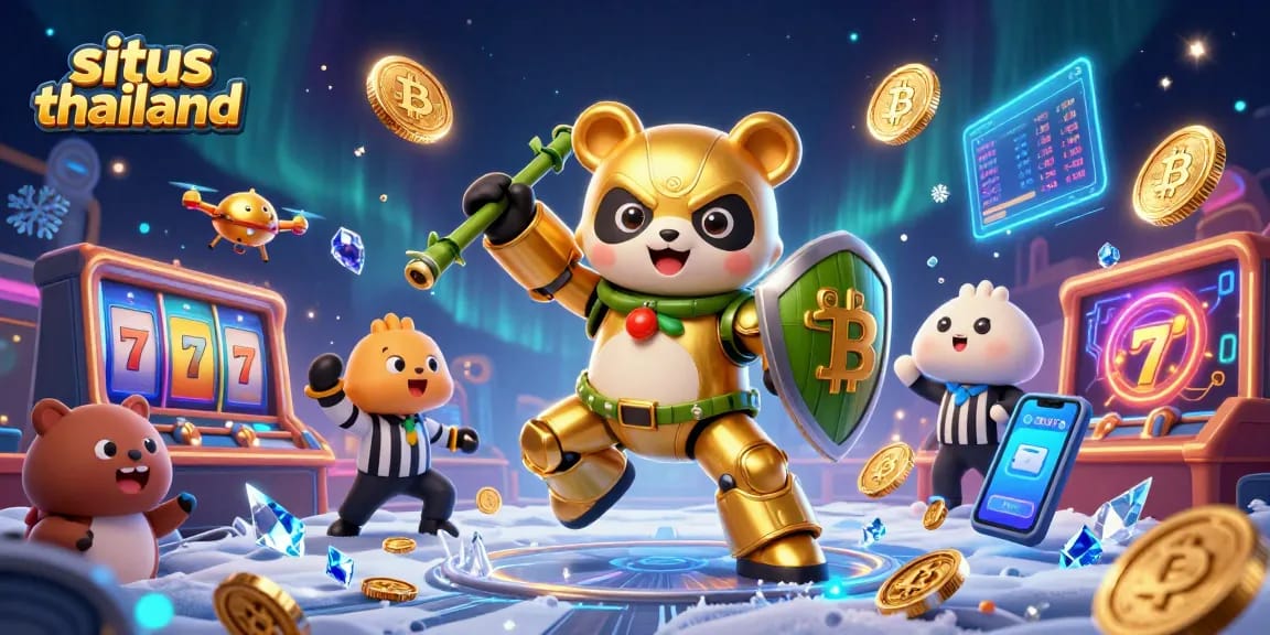 Situ Thailand promotes exciting slot gaming experiences packed with crypto elements and vibrant visuals.