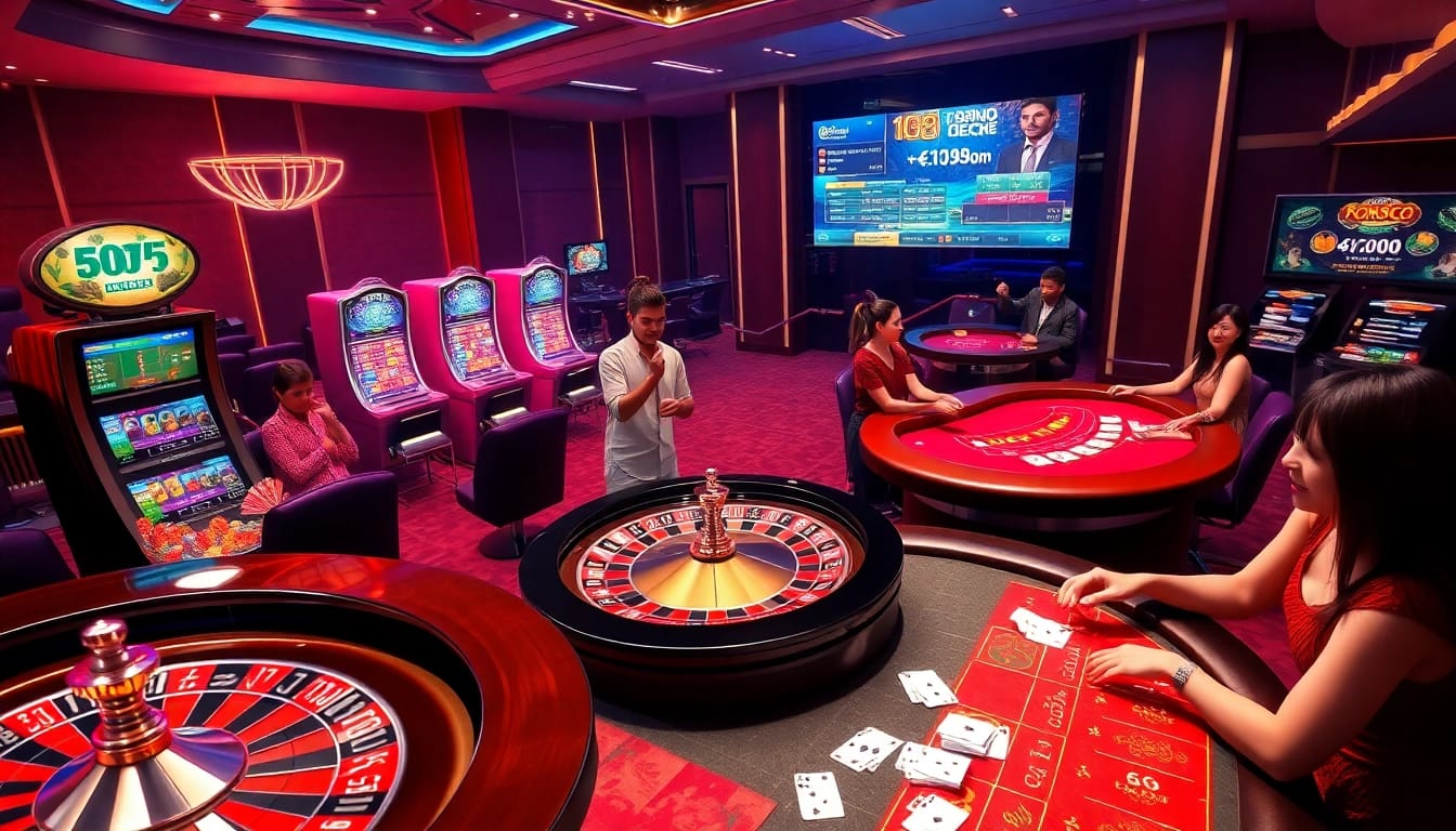 Experience thrilling action at for88 vn with exciting casino games, vibrant slot machines, and engaging poker tables.