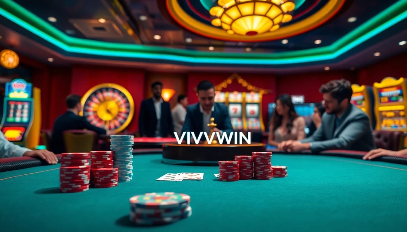 Experience the excitement of VVVWIN with thrilling casino games and vibrant interactions.