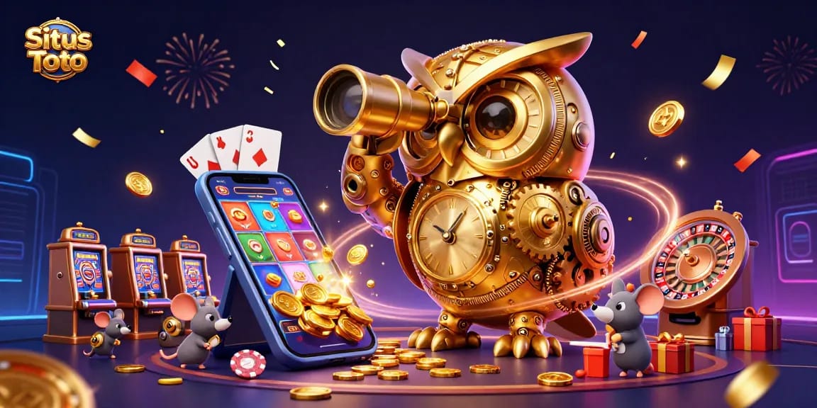 Situs Toto menciptakan pengalaman bermain yang mendebarkan dengan karakter kartun 3D di kasino yang glamor.