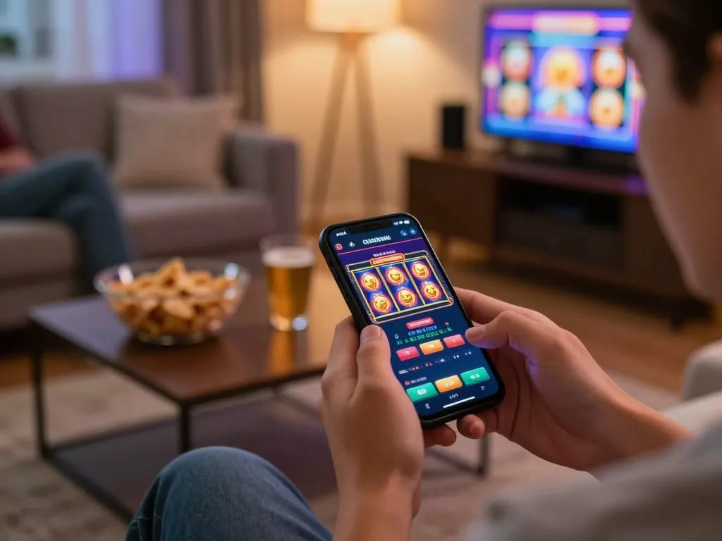 Kết nối với ứng dụng lucks8 để chơi game casino trực tuyến trong không gian ấm cúng tại nhà.