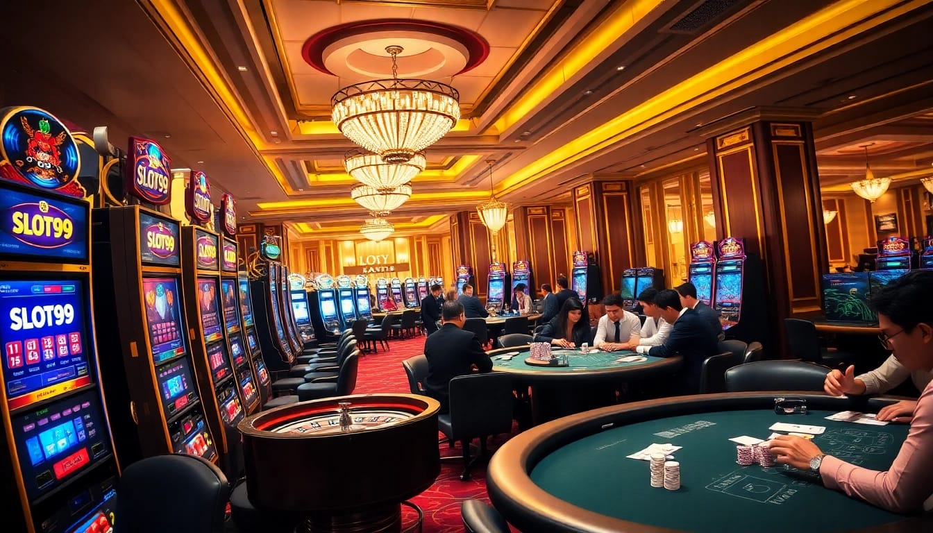 Experience the excitement of SLOT99 with engaging slot machines and thrilling casino games.