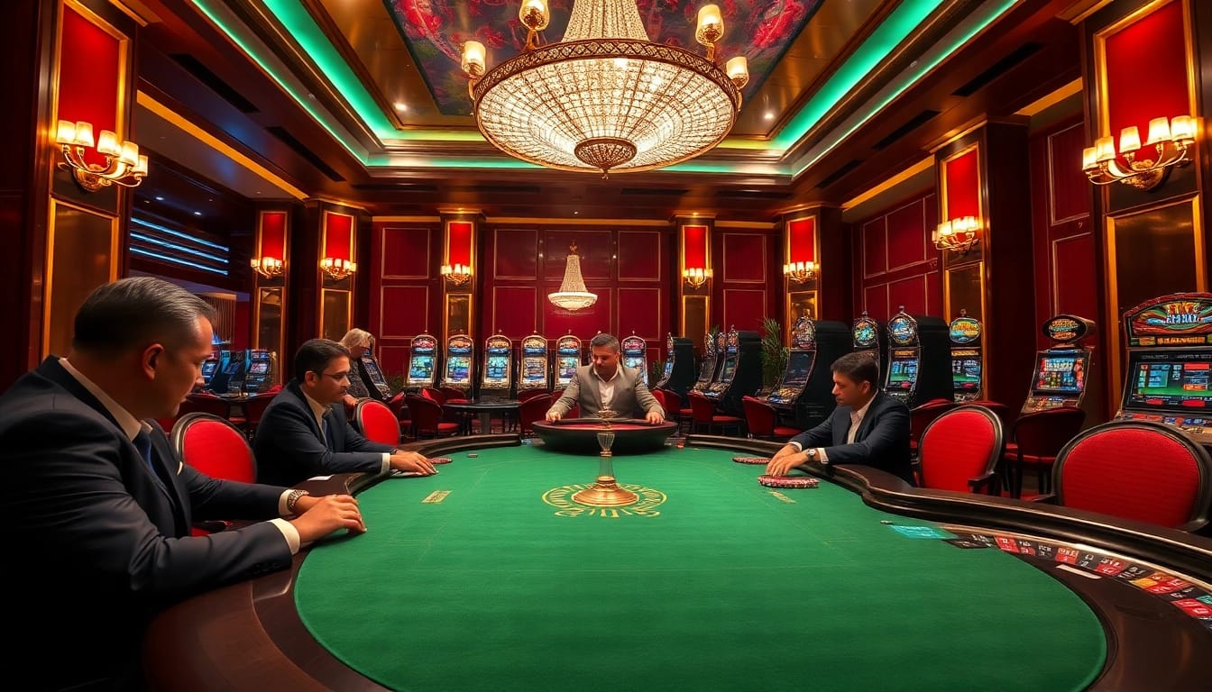 Experience the excitement of gambling at 8xbetcom.tv with immersive casino visuals featuring poker and roulette.