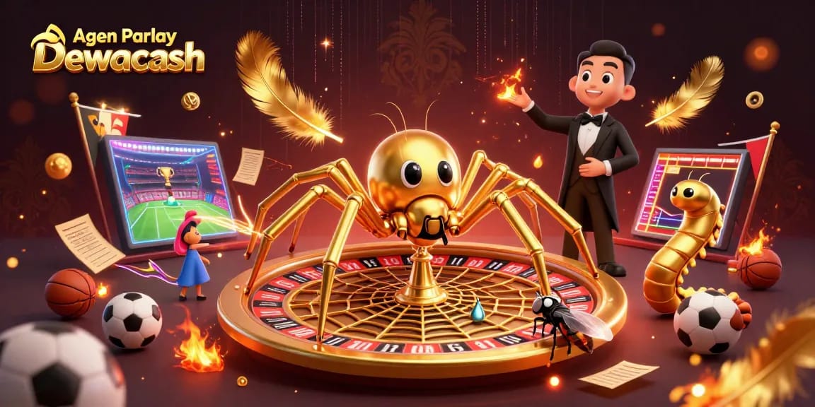 Agen Parlay Dewacash offers an immersive sports betting experience with vibrant characters and engaging game elements.
