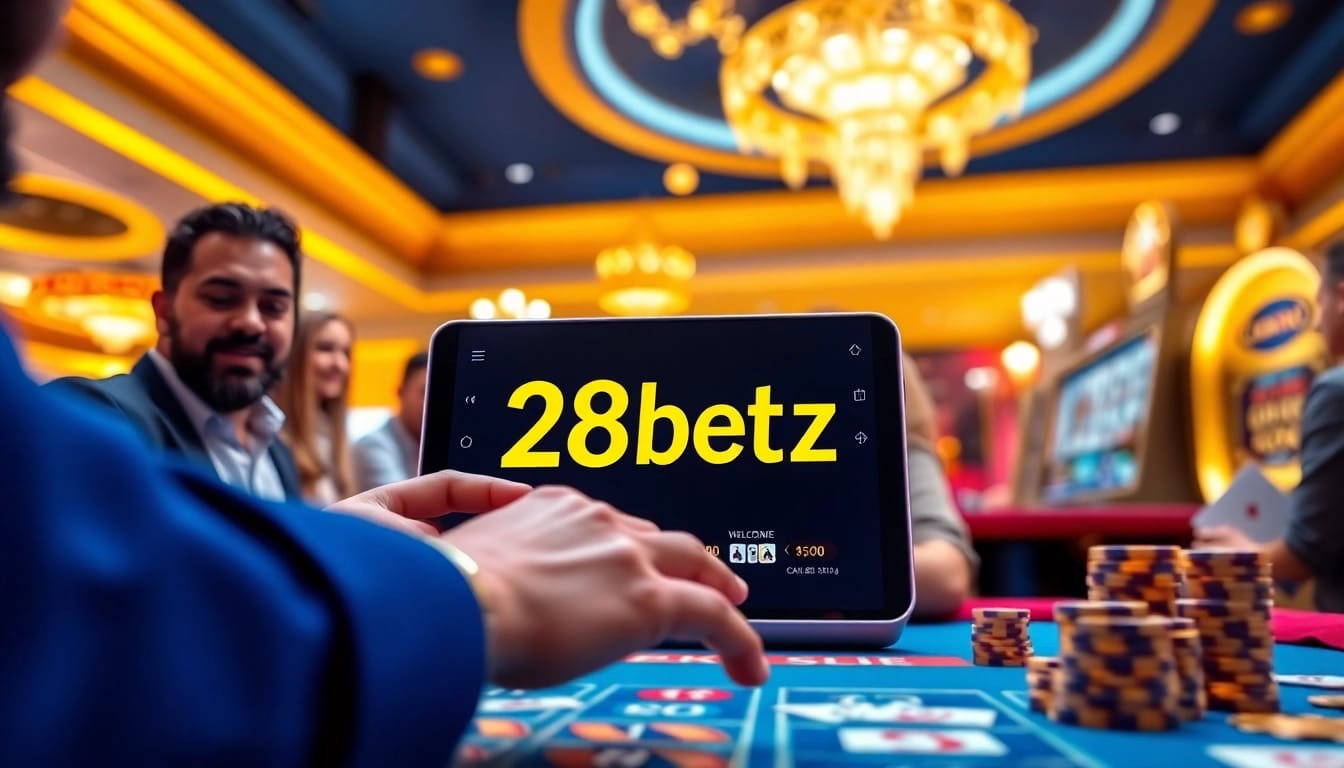 Experience excitement with 28bet.bz in a modern online casino setting.