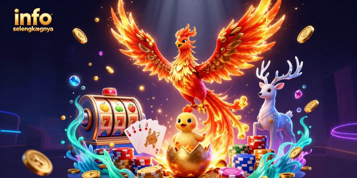 Menyaksikan info selengkapnya dengan phoenix 3D yang menerbangkan koin emas dan slot jackpot untuk kemenangan besar.