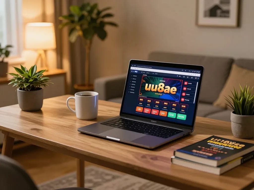 Player enjoying online gaming at uu88ae on a cozy home setup