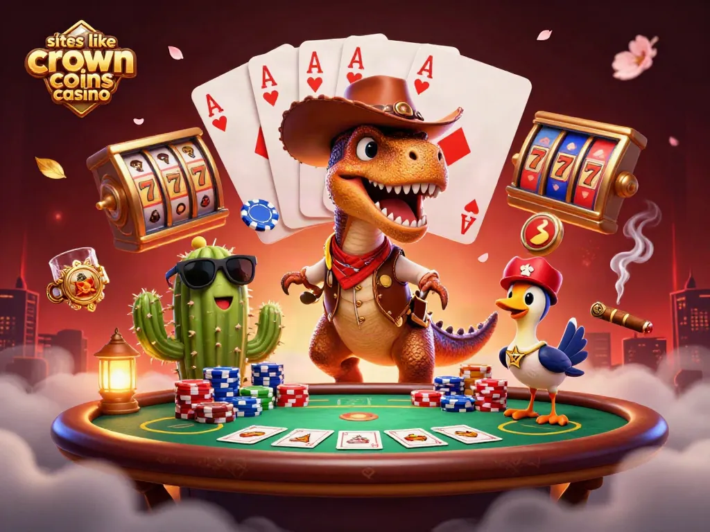 Engage with thrilling gameplay at sites like Crown Coins Casino with exclusive slots and poker action.
