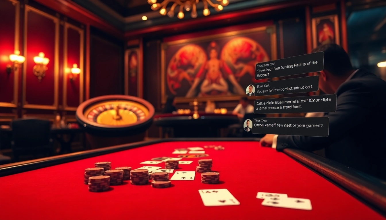 Experience thrilling gameplay at https://kubet.agency/ while enjoying a vibrant casino atmosphere with poker chips and a roulette wheel.