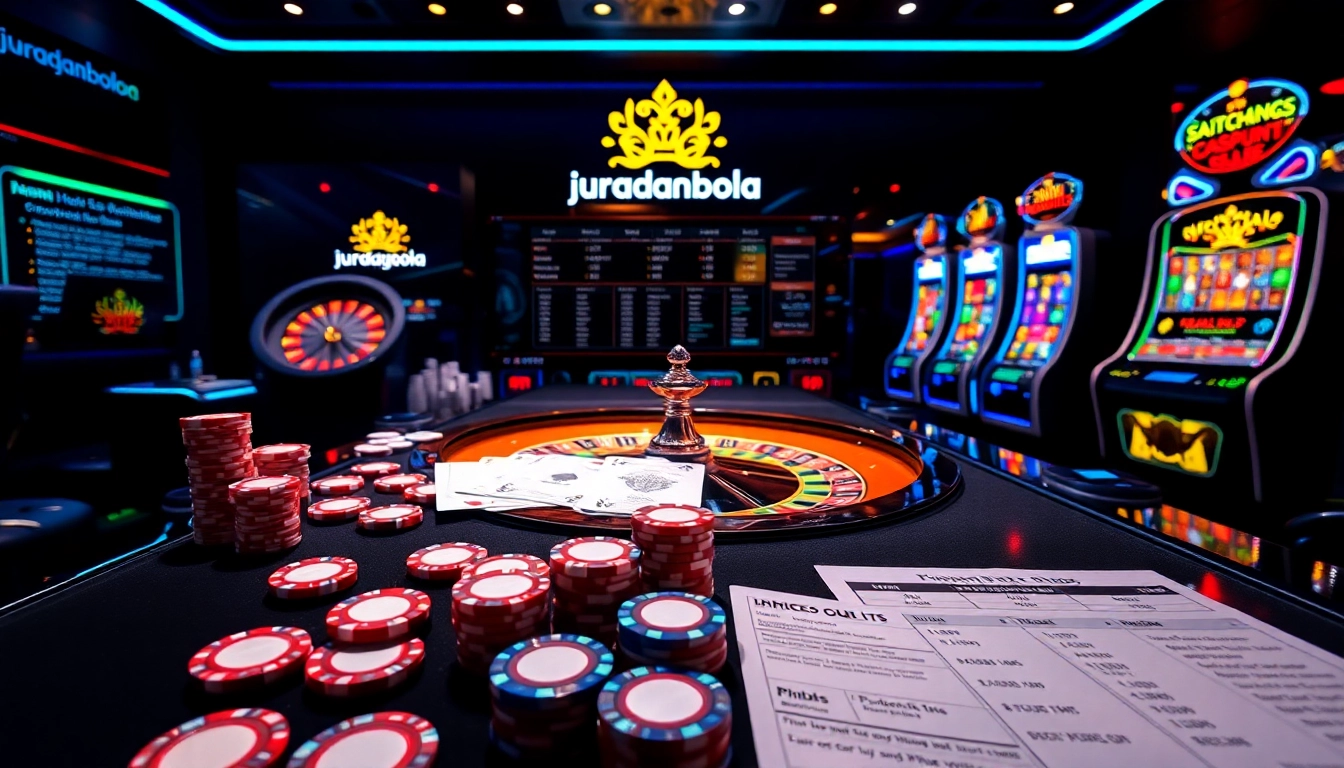 juraganbola showcasing advanced online betting with interactive poker chips and live esports odds