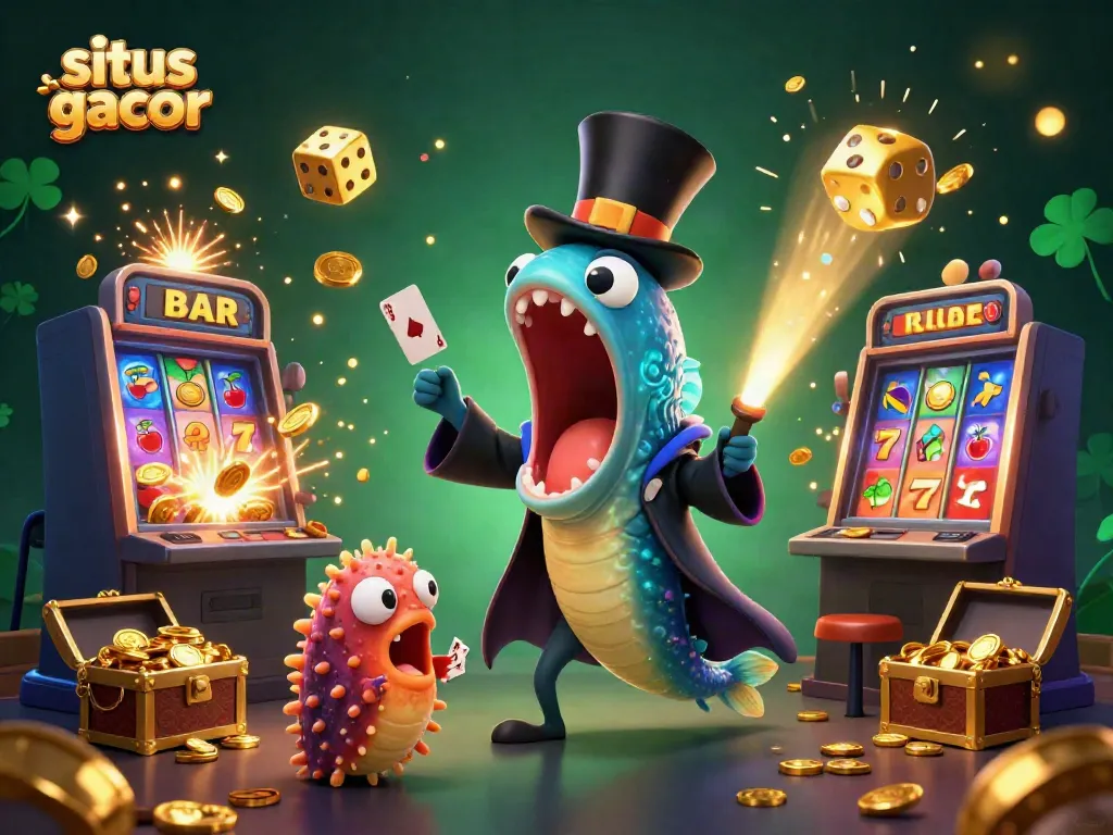 Menangkan permainan di situs gacor dengan simbol slot dan aksi menarik dari karakter laut dalam.