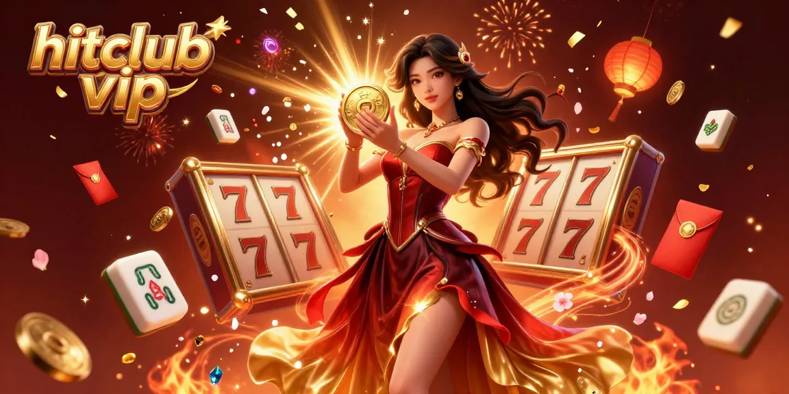 Experience the excitement of hitclub vip with vibrant casino games and golden rewards raining down.