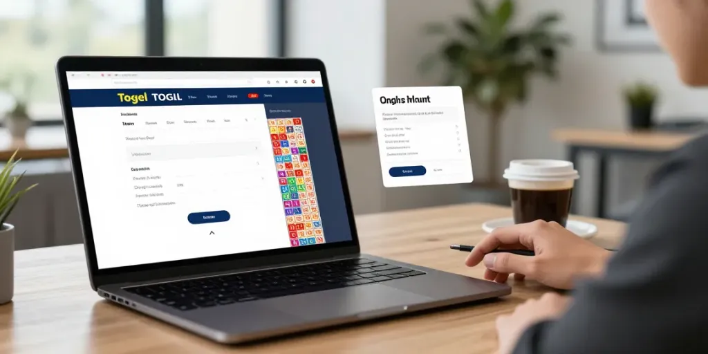 Menampilkan sarana login togel HARGATOTO dengan tampilan modern dan aman, fokus pada harga toto.