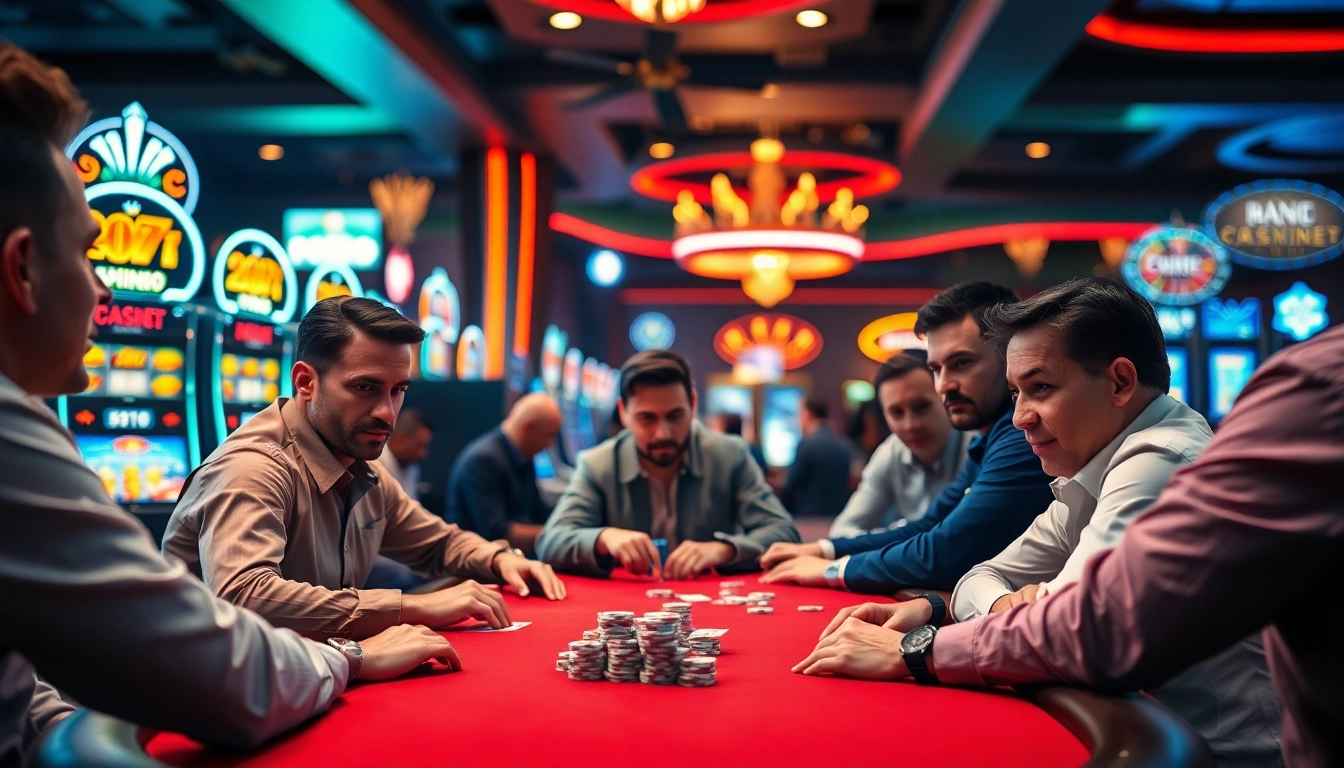 Engage with the as38 platform game terbaik at an exciting casino poker table.