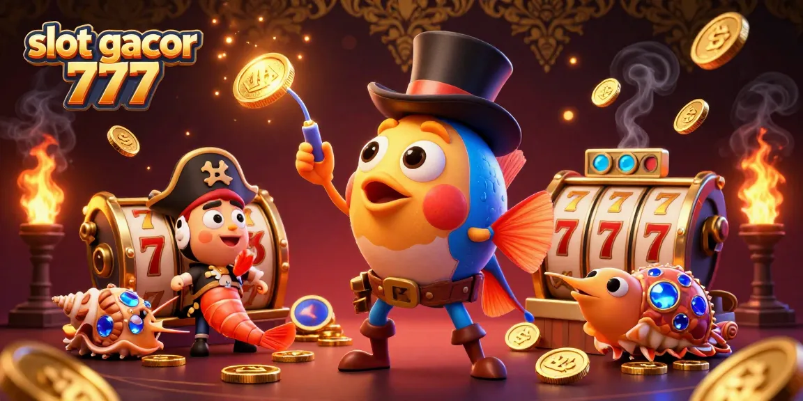 Experience thrilling wins with slot gacor 777 while enjoying vibrant 3D visuals of fun characters and exciting gaming elements.