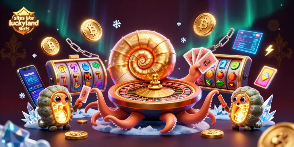Engage with exciting games like those found on sites like luckyland slots, featuring nautilus characters and cryptocurrency elements.