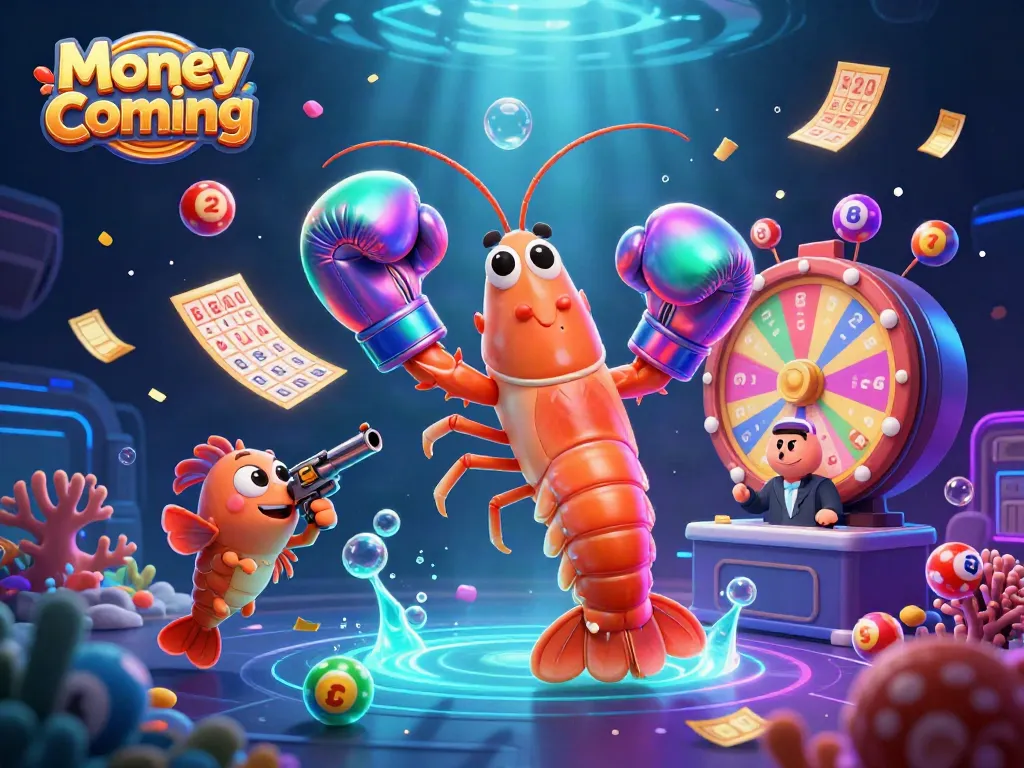 เล่นเกม Money Coming พร้อมลูกบอลล็อตเตอรี่และบิงโกที่น่าตื่นเต้น