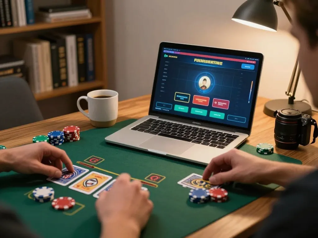 Place strategic bets on kubet while enjoying blackjack at home.