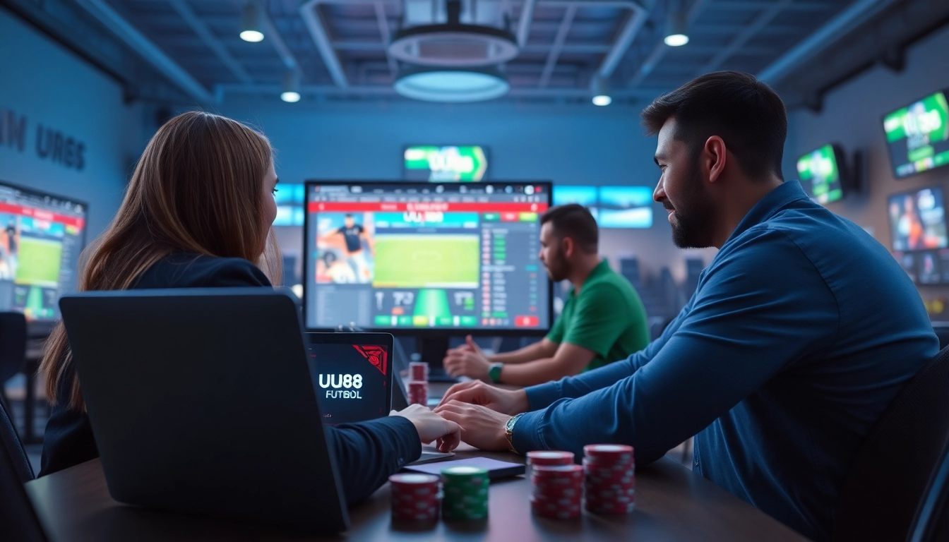 Engaging online gaming scene reflecting uu88 futbol excitement and betting dynamics.