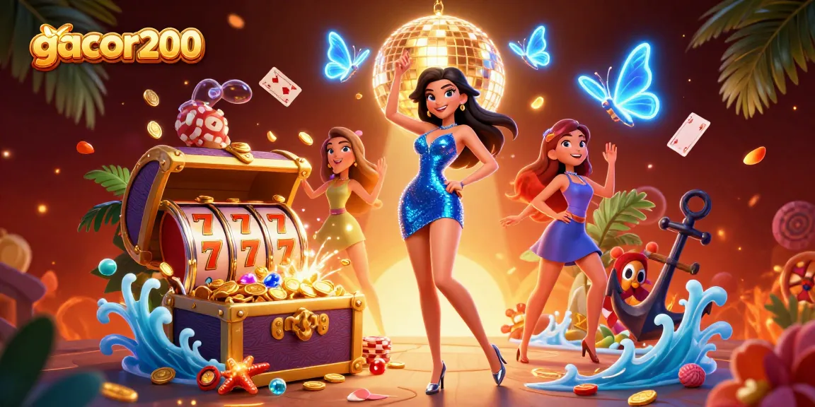 Inject excitement into your gameplay at gacor200 with vibrant, animated casino elements and glamorous characters.