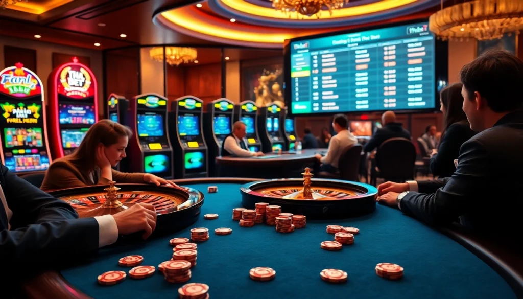 Experience the thrill of gambling at Tha bet with exciting poker, slot machines, and roulette.