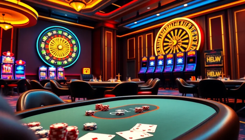 Experience the thrill of MM88 with live poker, vibrant slots, and luxurious casino ambiance.