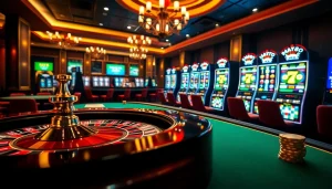 Engaging online gambling experience at hay88 with vibrant casino elements.