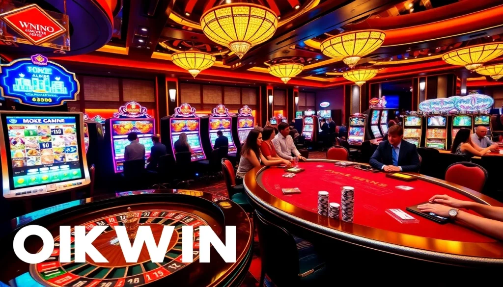 Experience thrilling gaming action at https://okwin.blog/ with lively roulette and poker tables.