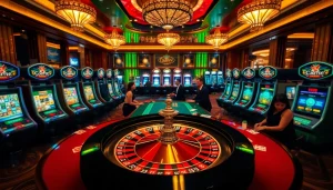 Experience the excitement of gambling at https://789f.living/ with players at a luxurious roulette table.