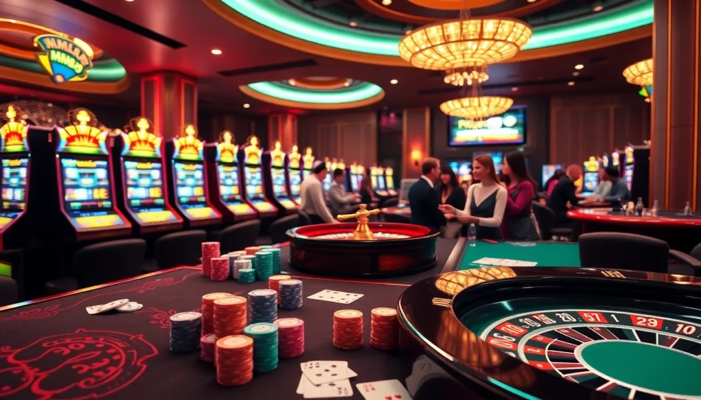 Experience the thrill of gaming with nhà cái mm88 at a luxurious casino.