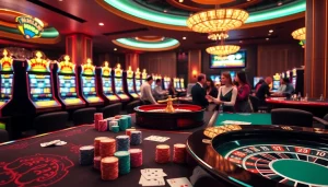 Experience the thrill of gaming with nhà cái mm88 at a luxurious casino.