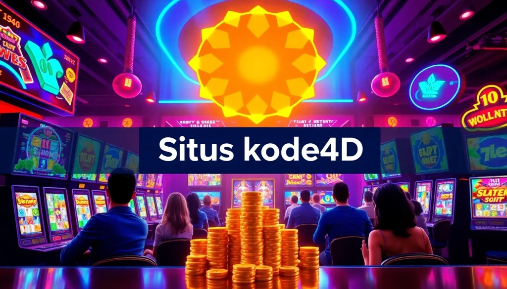 Experience the thrill of Situs kode4d with exciting slot games and immersive casino ambiance.