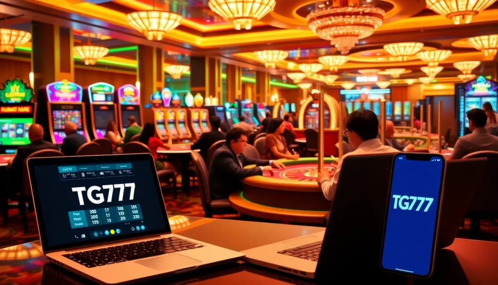 Experience thrilling gameplay at TG777 link with vibrant casino games and engaging betting activities.