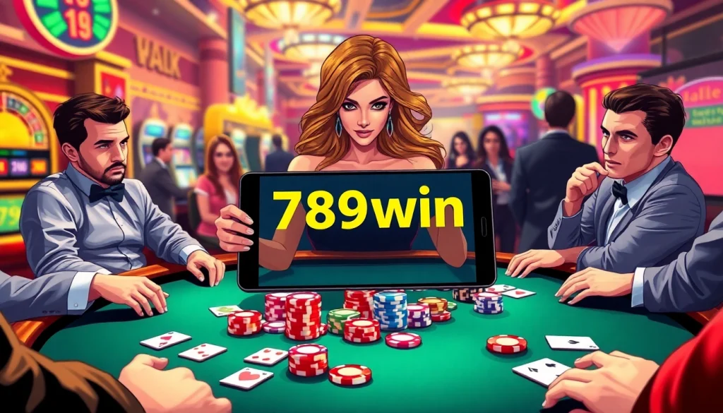 Experience the excitement of winning at 789win with vibrant casino elements and thrilling gameplay.