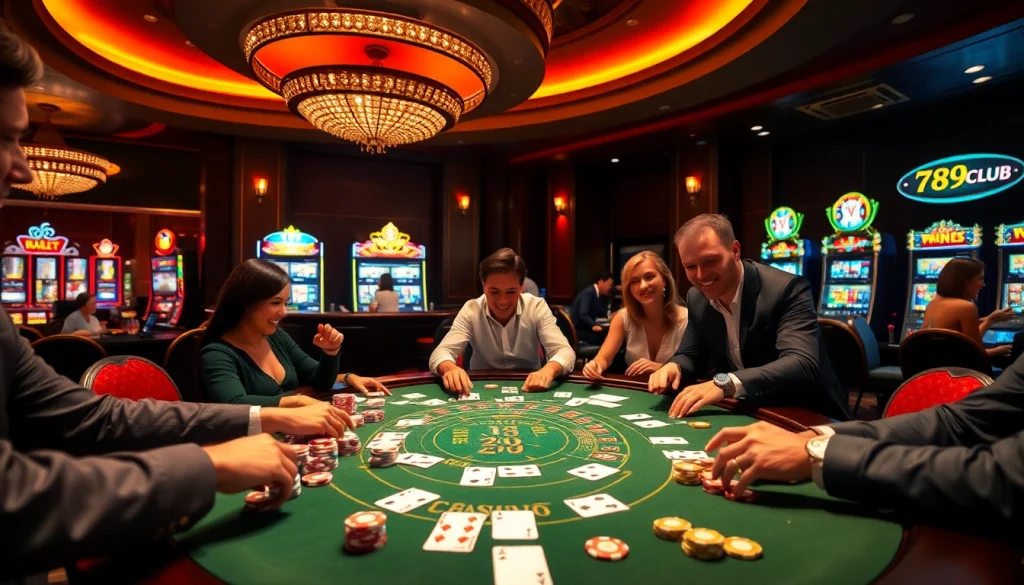 Experience the thrill of 789CLUB with vibrant casino games and engaging players.