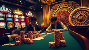 Experience the thrill of winning at MK8’s luxurious casino tables showcasing expert gameplay.