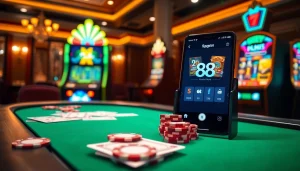 Experience thrilling gameplay at 88i casino with vibrant tables and exciting slot machines.