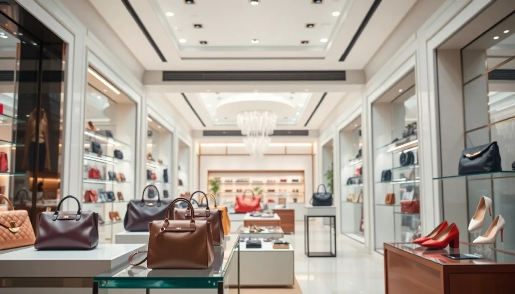 레플리카쇼핑몰에서 고품질 명품 제품들이 진열된 세련된 모습.