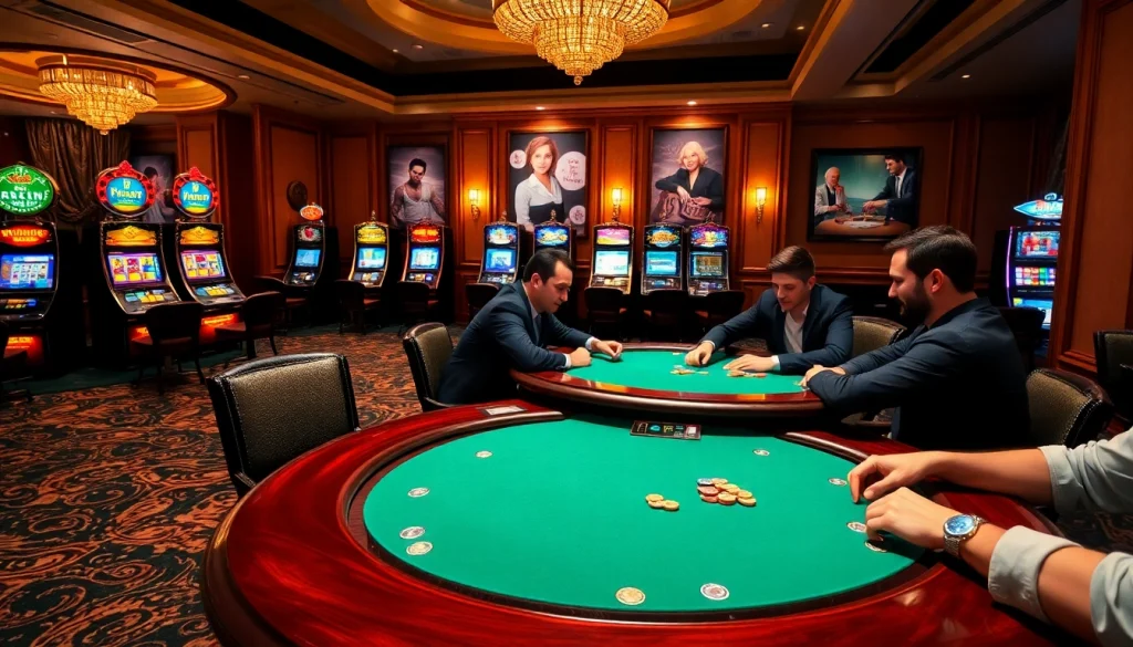 Experience high-stakes gaming environments at jun88 com's luxurious casino.
