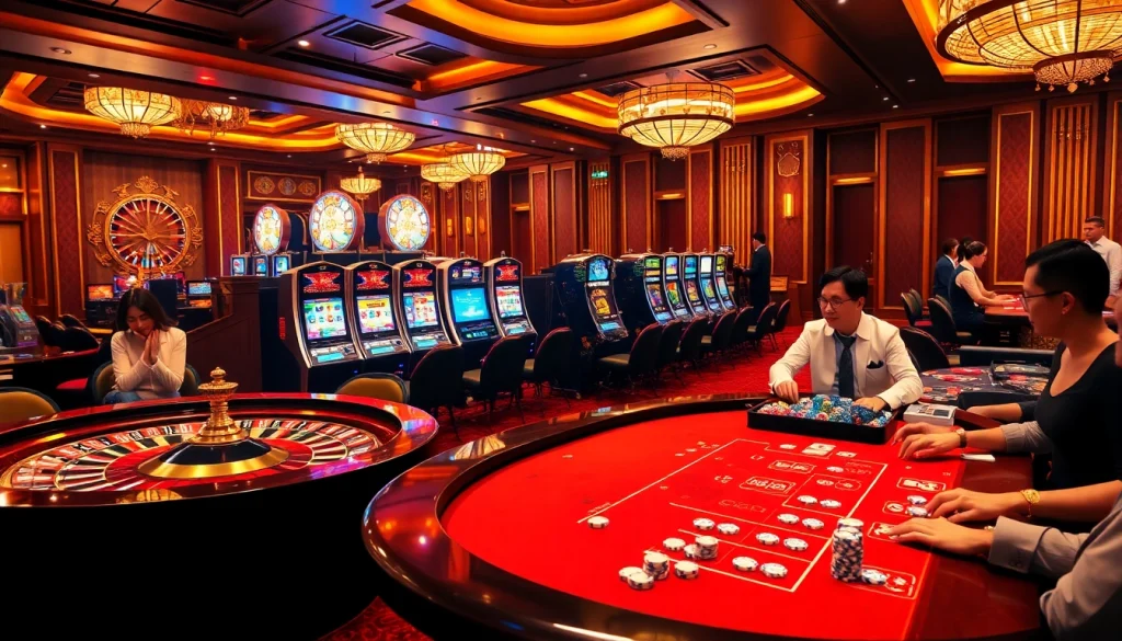 Experience top-notch gaming at https://18win.asia/ with a lively casino atmosphere showcasing roulette and poker.