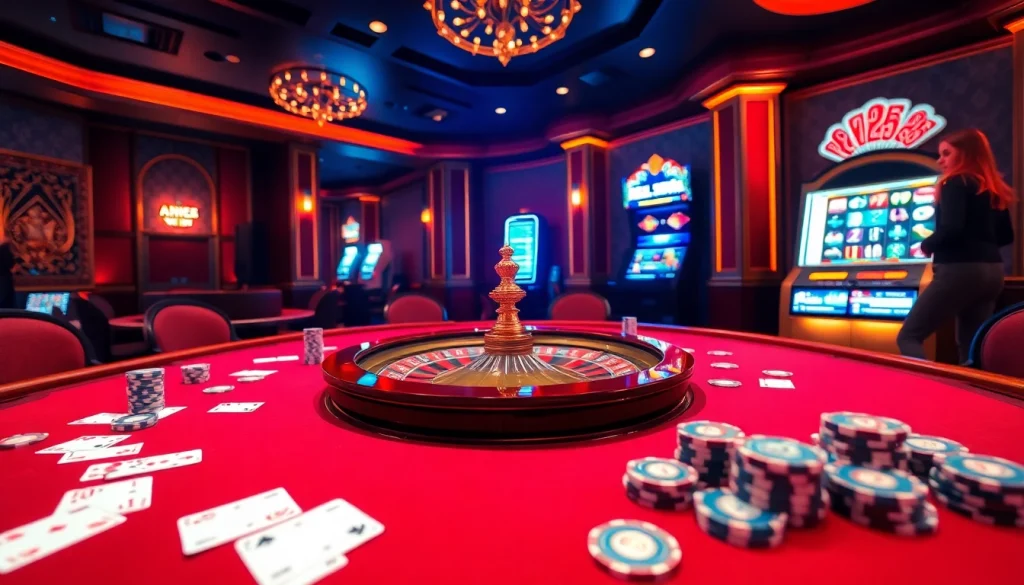Engage in exciting betting action on BJ388 with interactive casino elements and luxurious ambiance.