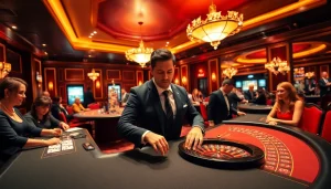 에볼루션 카지노에서 라이브 딜러와 다양한 게임을 즐기는 장면