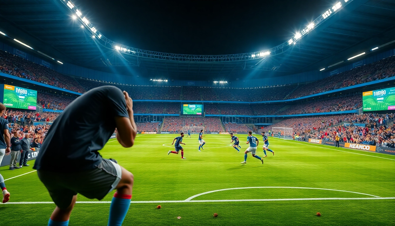 Experience the thrill of mm88 futbol with dynamic football betting scenes and live match action.