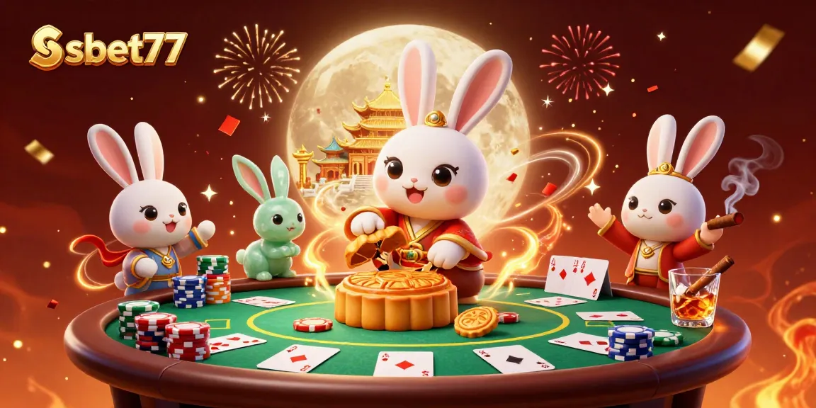 Experience thrilling gaming at ssbet77 with a dynamic 3D casino scene featuring vibrant characters and poker elements.